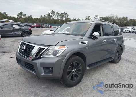 2020 Nissan Armada Platinum 4Wd z USA, uszkodzony, nr VIN JN8AY2NE3L9781453